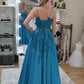 Spaghetti Straps A-line Prom Dresses Long Prom Dresses,Cheap Prom Dresses, Evening Dress Prom Gowns      cg22368