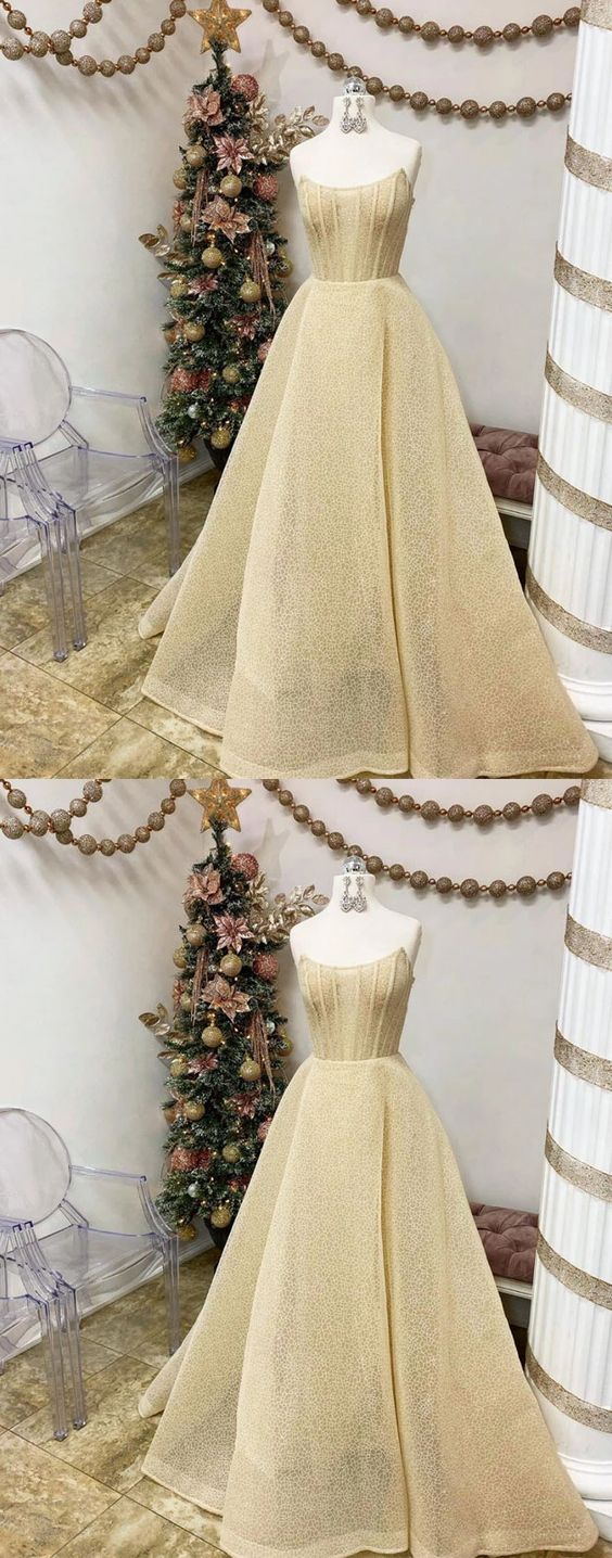 Unique tulle sequin long prom dress tulle formal dress    cg22490