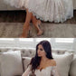 A-Line Off-the-Shoulder Long Sleeves Homecoming  Dress cg226