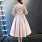 Vintage Style A-line party dress Pink Homecoming Dresses   cg22640