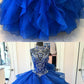 high neck quinceanera dresses,princess quinceanera dresses,royal blue quinceanera dresses,ball gown prom dresses  cg2271