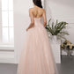 Light Pink Long Prom Dresses Sweetheart Evening Party Dresses Beading cg2348