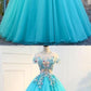 Prom Dresses Long, Ball Gown Scoop Floor-length Tulle Prom Dress/Evening Dress cg2670