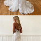 Mermaid lace long prom dress, evening dress cg3011