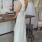 Beach Boho Wedding Dresses Backless Bohemian Lace Tulle Bridal dress prom Gown cg3176