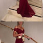 Off The Shoulder Prom Dress, Charming Formal Dresses,Mermaid Dresses ,burgundy prom dress  cg335