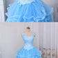 Gorgeous Blue Sweet 16 Dress 2019, Ball Gown Blue prom Dress  cg3739