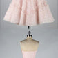 lace homecoming dress, pink homecoming dress, strapless homecoming dress cg3990
