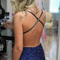 Blue Homecoming Dresses, Short Dress ,Back To School Party Dress, Evening Dress, Formal Dress cg4045