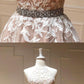 Cute tulle lace short dress, lace homecoming dress cg4126