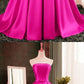 ball gown prom dresses,winter formal dress,pink quinceanera dress,satin ball gown cg4425