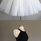 Ivory Tulle Halter Knee-Length Two Piece Sleeveless Homecoming Dress cg4612