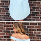 Light Blue Open Back Off The Shoulder Short party Dress, Above Knee Length Short Homecoming Dresses cg4906