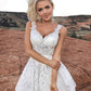 White Short Homecoming Dresses V Neck Appliques Cocktail Dresses cg517