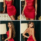 Luxury Sexy Cross Backless Homecoming Dress cg5184