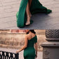 Mermaid Green Prom Dresses Cheap African Sexy Evening Dresses  cg5211