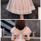 CUTE PINK TULLE LACE SHORT DRESS LACE HOMECOMING DRESS cg5416