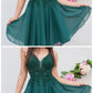 A Line V Neck Short Green Lace homecoming Dresses, V Neck Short Lace Dresses cg5447