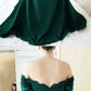 Lace Off Shoulder Mermaid Long Sleeves Bridesmaid prom Dresses  cg5579