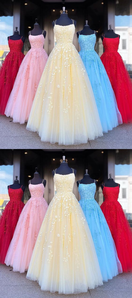 Backless Yellow Pink Blue Red Burgundy Lace Prom Dresses, Backless Lace Formal Evening Bridesmaid Dresses  cg5871
