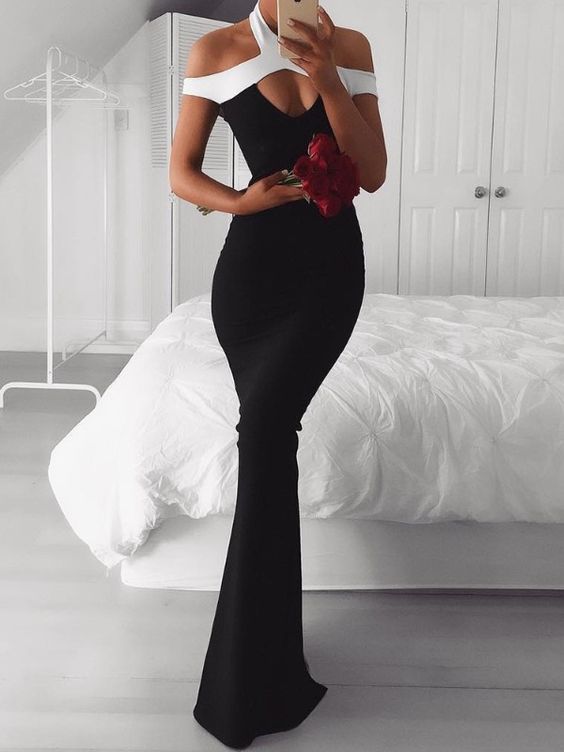 Sexy Halter Cutout Maxi Bodycon prom Dress  cg6190