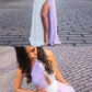 A-Line Halter Backless Keyhole Patchwork Long Prom Dress   cg6321