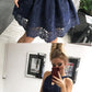 Navy Lace Halter Simple Party Dresses Homecoming Dresses cg755