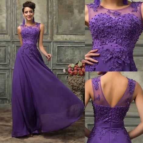 chiffon lace ,prom dress  cg7979