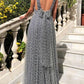 Gorgeous Grey Tulle V Neck Long Prom Dress For Teens, Evening Dress  cg7991