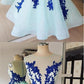 Sleeveless Lace Appliques Homecoming Dresses,Tulle Cocktail Dresses cg830