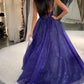 Sparkly Long Prom Dresses 8th Graduation Dress School Dance Winter Formal Dress  cg8464