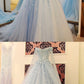 Prom Dresses,Light Sky Blue Tulle Prom Dress,Modest Prom Gown,Ball Gown Prom Gown,Princess Evening Dress,Ball Gown Evening Gowns  cg948